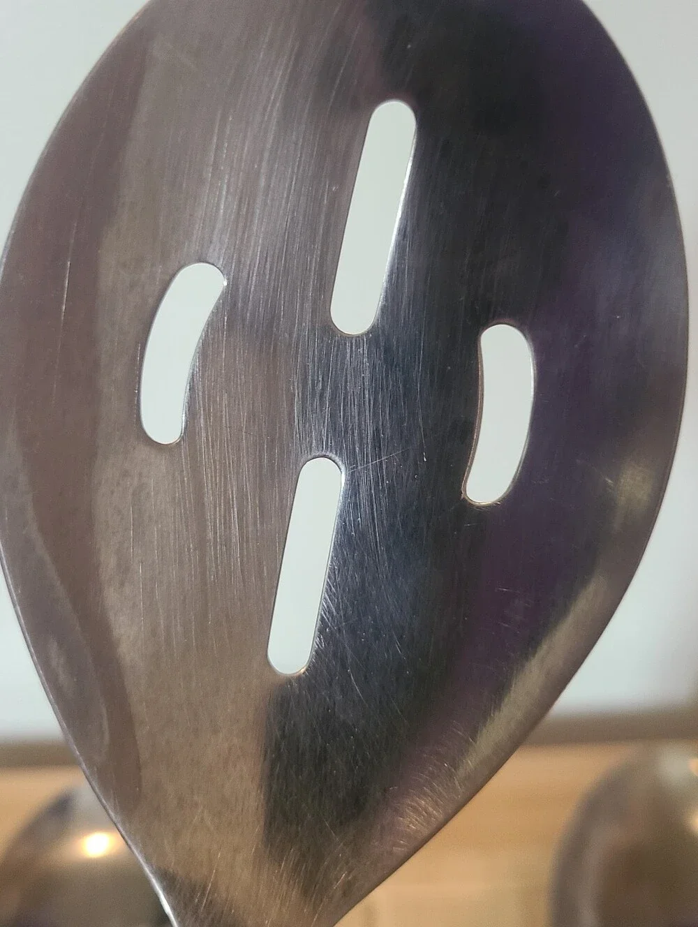 Set Of Stainless Steel Serving Spoons